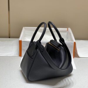 Replica Hermes Lindy Black - premium 1:1 fake handbag model