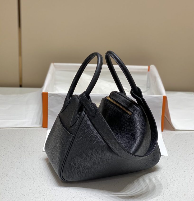 Replica Hermes Lindy Black - premium 1:1 fake handbag model