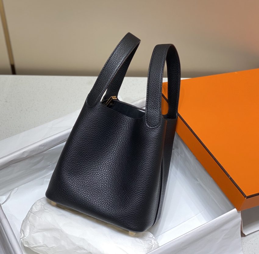 Replica Hermes Picotin Lock Black - ultra-realistic fake designer tote