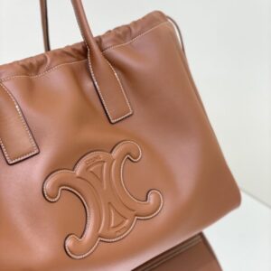 Replica Celine Cubas Tote Brown - premium 1:1 fake handbag model