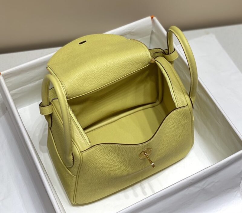 Replica Hermes Lindy Yellow - best quality luxury bag dupe