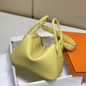 Replica Hermes Lindy Yellow - near-authentic luxury replica handbag