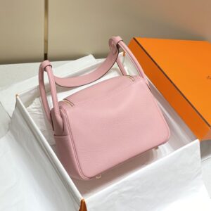Replica Hermes Lindy Pink - authentic-look luxury purse replica