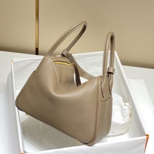 Replica Hermes Lindy Elephant Gray - near-authentic luxury replica handbag