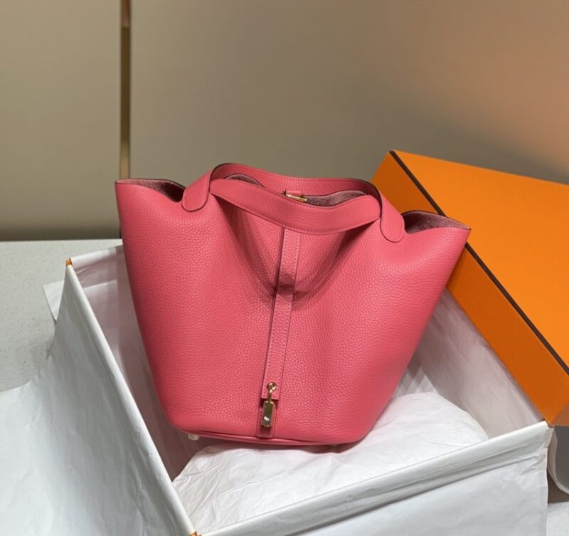 Replica Hermes Picotin Lock Pink - top-rated replica designer bag