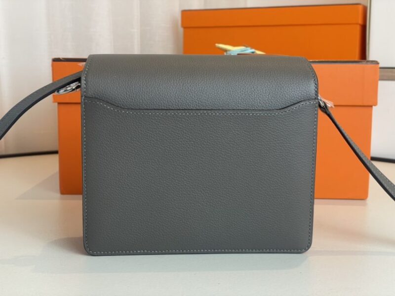 Replica Hermes Sac Roulis Grey - best-selling designer handbag dupe