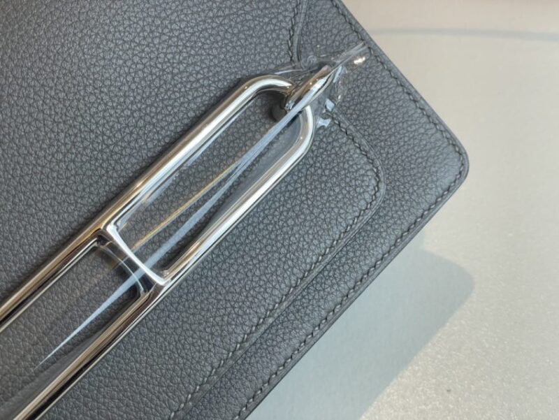 Replica Hermes Sac Roulis Grey - realistic designer-inspired fake bag