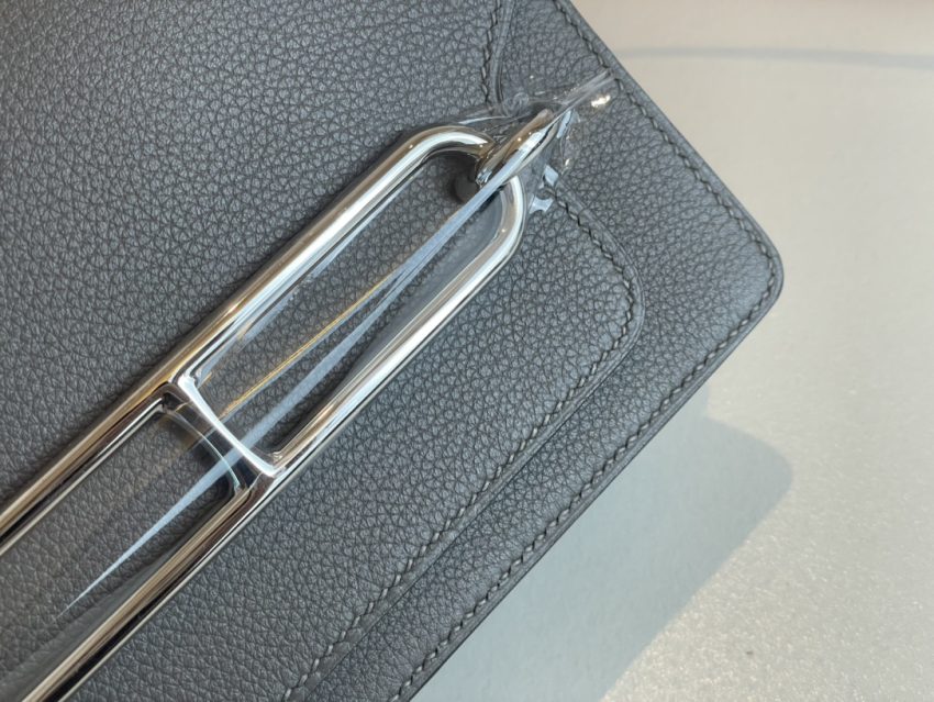 Replica Hermes Sac Roulis Grey - realistic designer-inspired fake bag