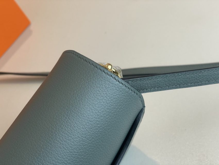 Replica Hermes Sac Roulis Almond Green - 1:1 designer replica handbag