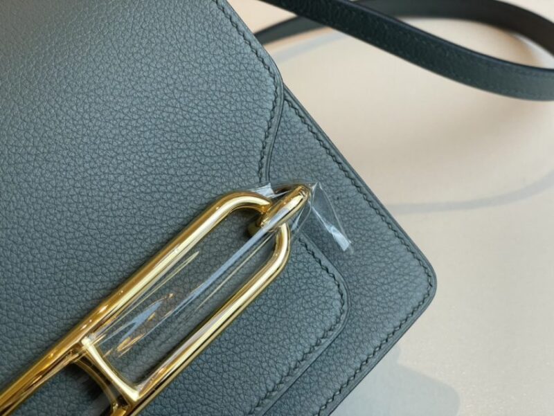 Replica Hermes Sac Roulis Almond Green - premium 1:1 fake handbag model