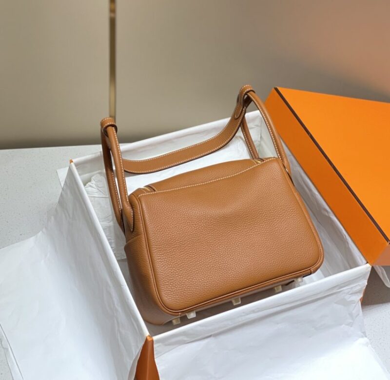 Replica Hermes Lindy Golden Brown - high-end fake designer purse