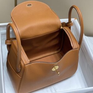 Replica Hermes Lindy Golden Brown - top-rated replica designer bag
