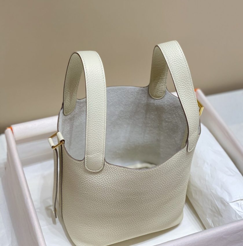 Replica Hermes Picotin Lock White - ultra-realistic fake designer tote