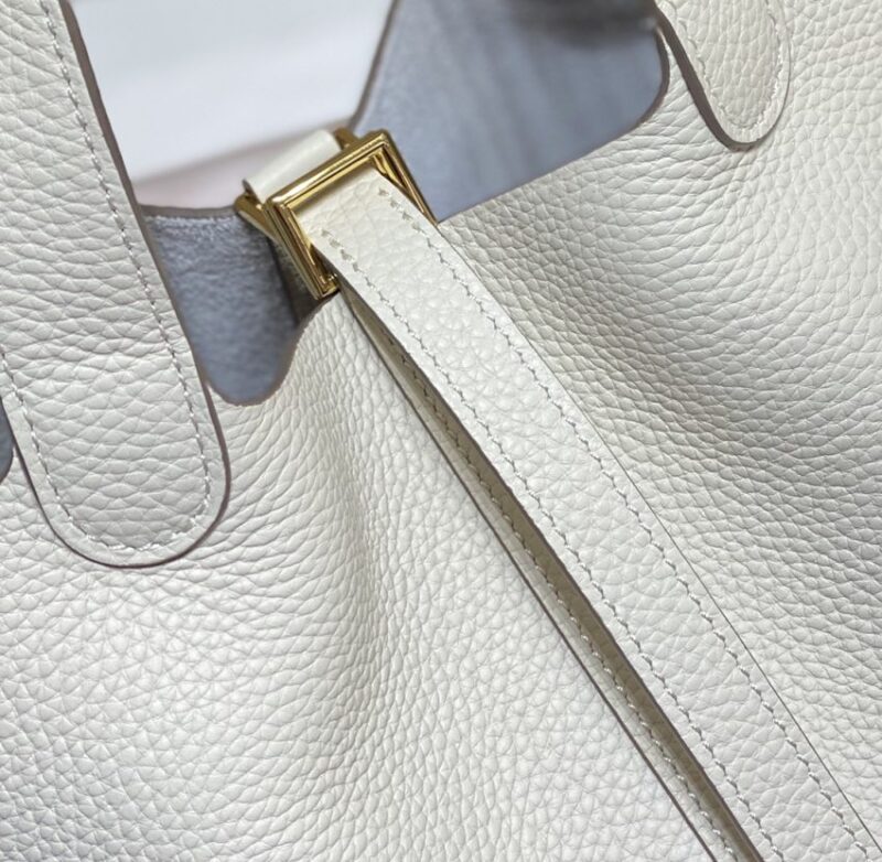 Replica Hermes Picotin Lock White - realistic designer-inspired fake bag