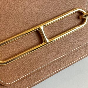 Replica Hermes Sac Roulis Brown - premium-grade designer purse dupe