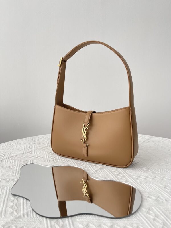 Replica YSL LE 5 A 7 Hobo Brown - high-quality designer bag clone