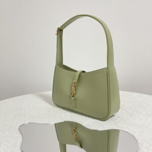 Replica YSL LE 5 A 7 Hobo Olive - top-tier luxury replica shoulder bag