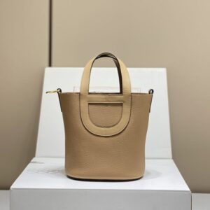 Replica Hermes The Light Brown - authentic-look luxury purse replica