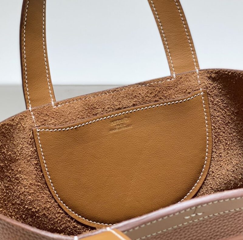 Replica Hermes The Loop Brown - premium 1:1 fake handbag model