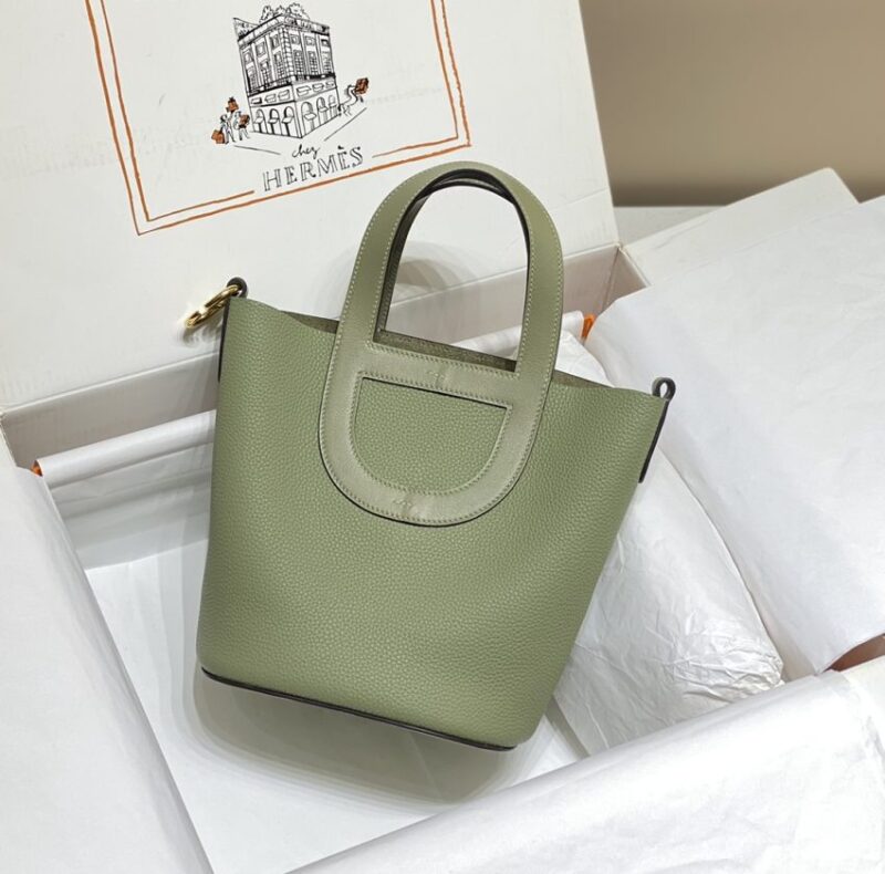Replica Hermes The Loop Green - realistic designer-inspired fake bag
