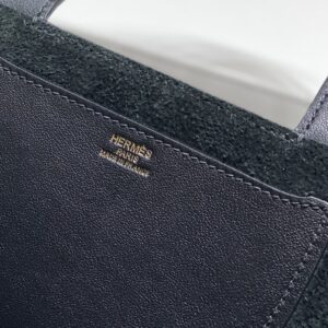 Replica Hermes The Loop Black - premium 1:1 fake handbag model