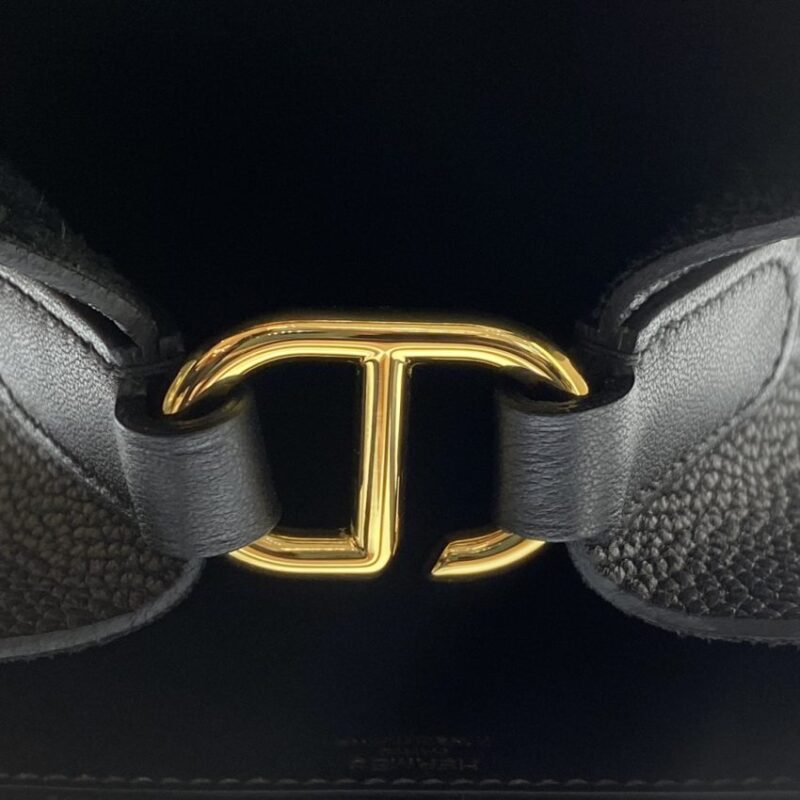 Replica Hermes The Loop Black - top-tier luxury replica shoulder bag