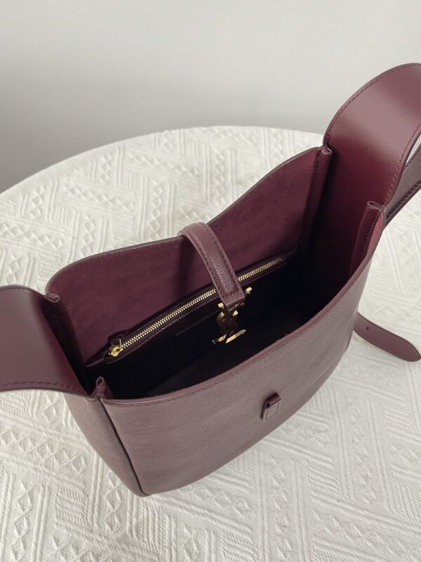 Replica YSL LE 5 A 7 Small Bordeaux - top-rated replica designer bag