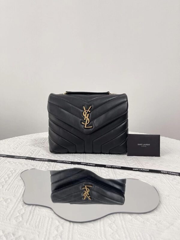Replica YSL LouLou Small Black - elite superclone designer purse