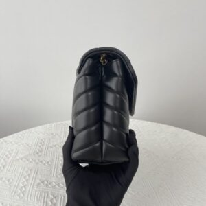 Replica YSL LouLou Small Black - high-accuracy replica luxury purse
