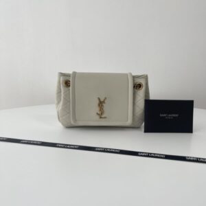 Replica YSL Nolita White - realistic designer-inspired fake bag