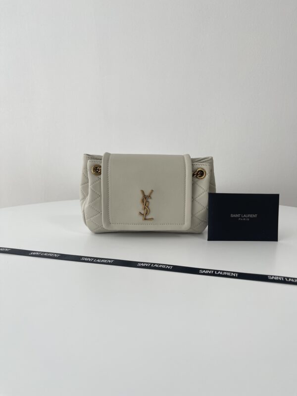 Replica YSL Nolita White - realistic designer-inspired fake bag