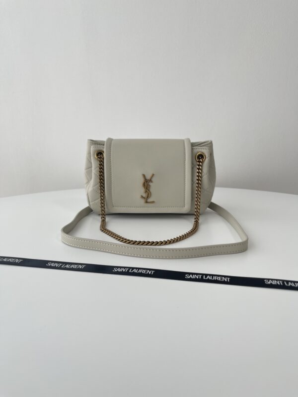 Replica YSL Nolita White - premium-grade designer purse dupe