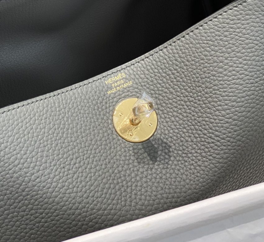 Replica Hermes Lindy Cumulonimbus Gray - high-end fake designer purse