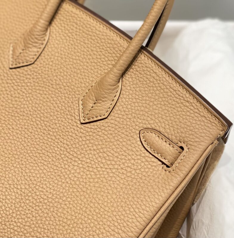 Replica Hermes Birkin Milk Tea - best quality luxury bag dupe