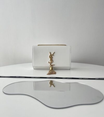 Replica YSL Kate Tassel White - realistic designer-inspired fake bag