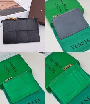 Replica Bottega Veneta Large Zipper Card Holder - realistic designer-inspired fake bag