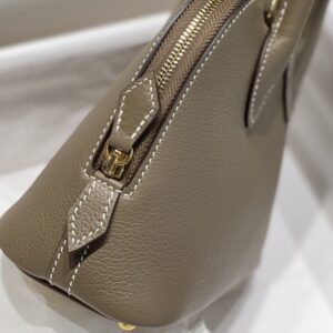 Replica Hermes Mini Bolide - Elephant Gray - high-end fake designer purse