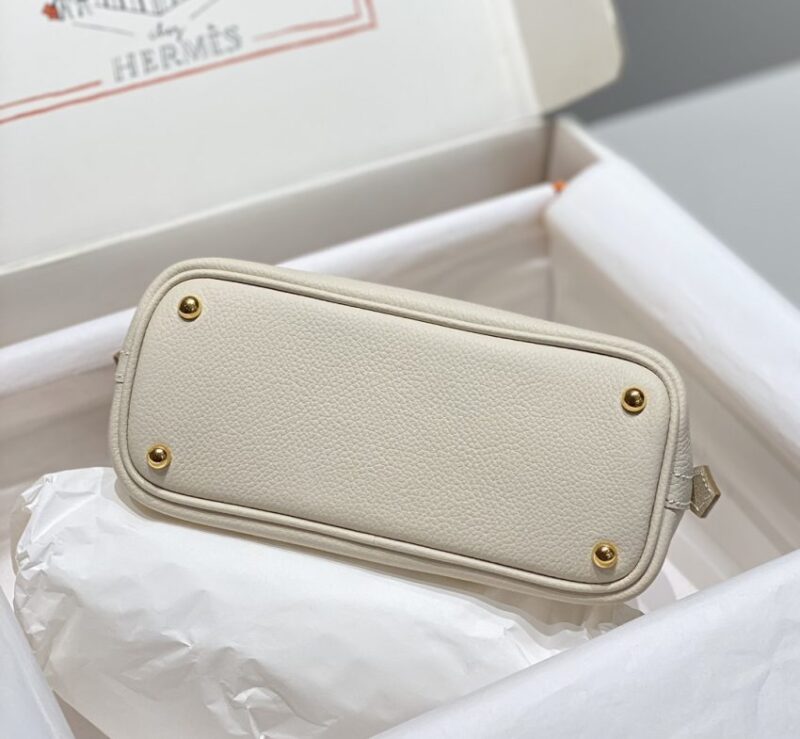Replica Hermes Mini Bolide - White - high-quality designer bag clone