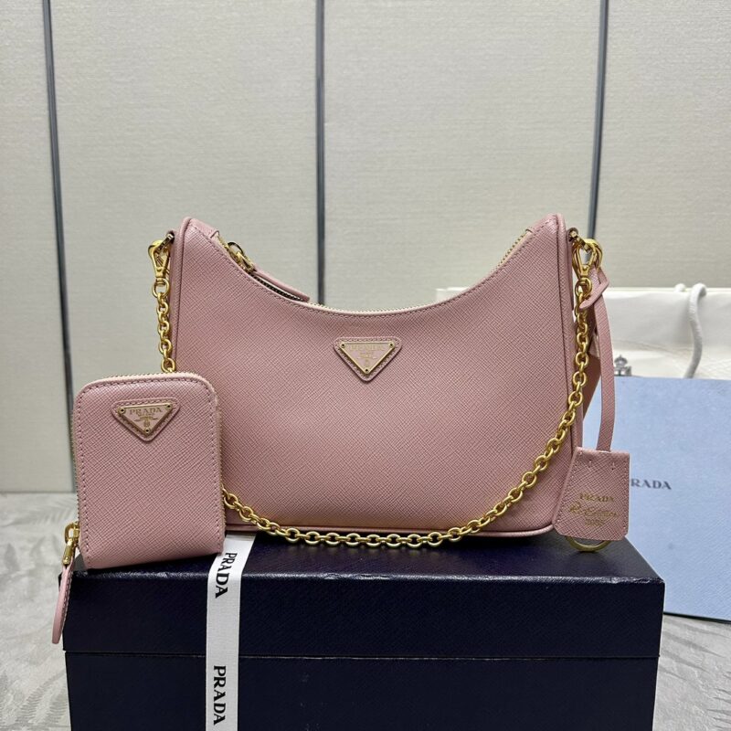 Replica Prada Re-Edition 2005 Pink - ultra-realistic fake designer tote
