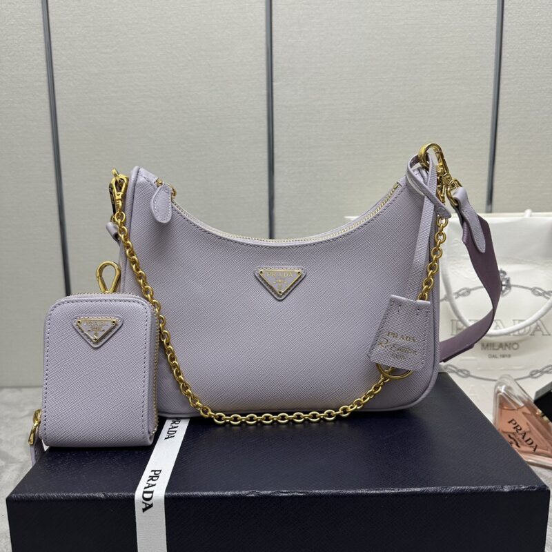 Replica Prada Re-Edition 2005 Purple - near-authentic luxury replica handbag