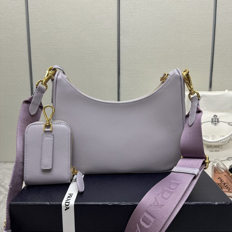 Replica Prada Re-Edition 2005 Purple - premium-grade designer purse dupe
