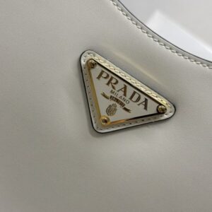 Replica Prada Cleo Medium White - premium 1:1 fake handbag model