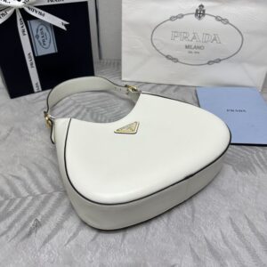 Replica Prada Cleo Medium White - high-quality designer bag clone