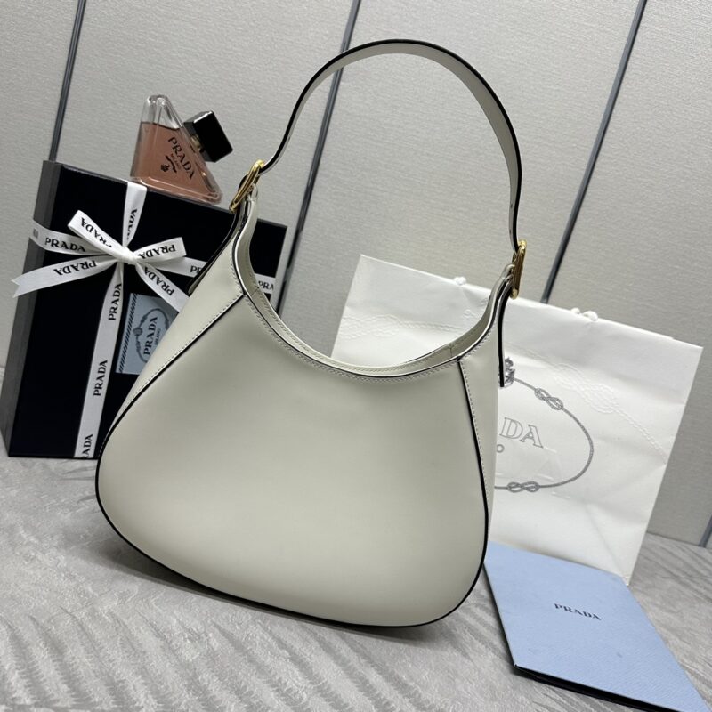 Replica Prada Cleo Medium White - 1:1 designer replica handbag