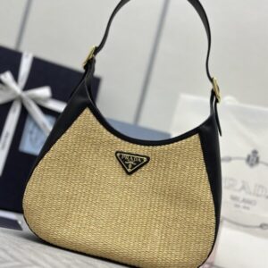 Replica Prada Cleo Black New - authentic-look luxury purse replica