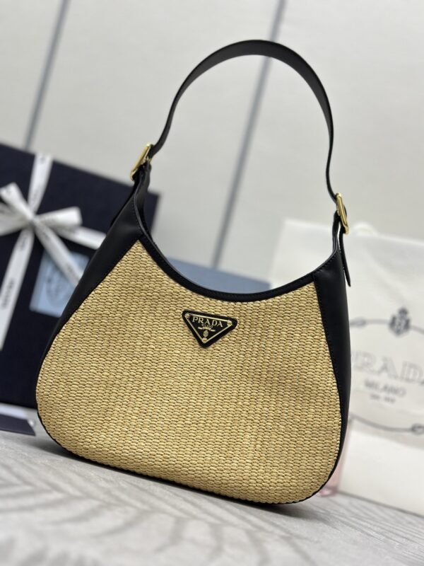 Replica Prada Cleo Black New - authentic-look luxury purse replica