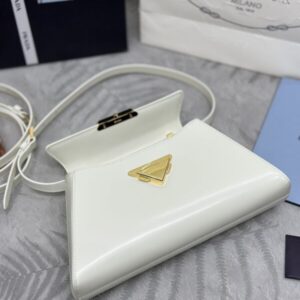 Replica Prada White Leather Handbag - best quality luxury bag dupe