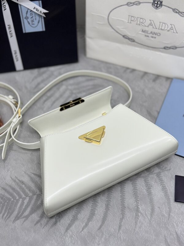 Replica Prada White Leather Handbag - best quality luxury bag dupe