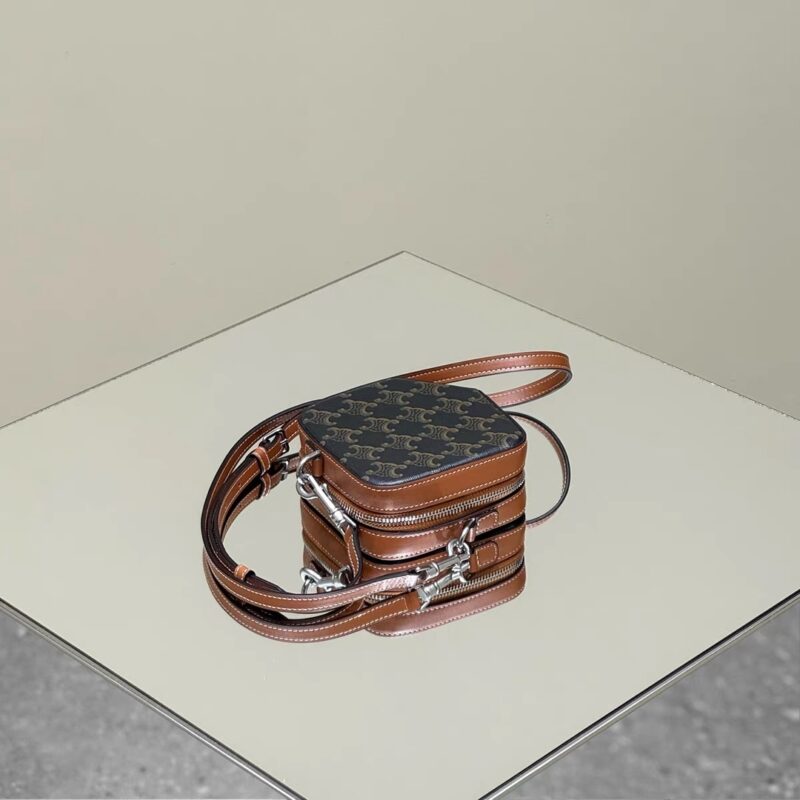 Replica Celine Triomphe Cube Box - top-tier luxury replica shoulder bag