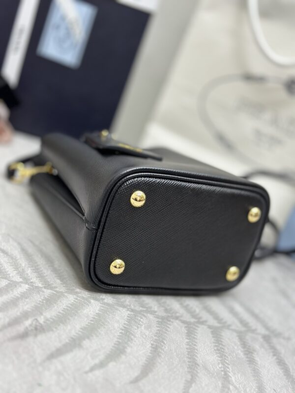 Replica Prada Saffiano Black Bucket Black - best-selling designer handbag dupe